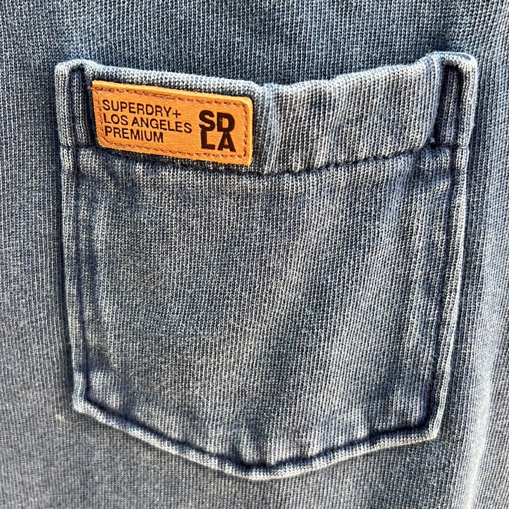 LA Pocket T-shirt Superdry men's Size M Excellent quality vintage look. - Picture 7 of 11